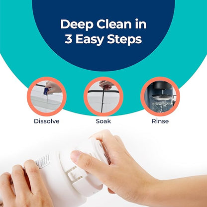 Bluevua Cleansing Kit for RO100ROPOT-Lite, Lite(UV) & Travel – Includes 5 Cleaning Tablets and Filter Accessory for Internal System Freshness Maintenance