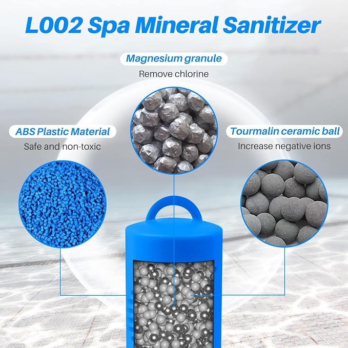POOLPURE 6CH-352 Spa Filter and Hot Tub Mineral Stick Bundle
