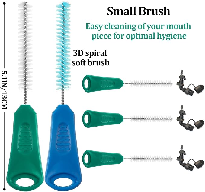 Patelai 8 in 1 Hydration Bladder Cleaning Kit Includes 3 Different Brushes and Drying Collapsible Bladder Frame, Water Reservoir Backpack Cleaning Kit