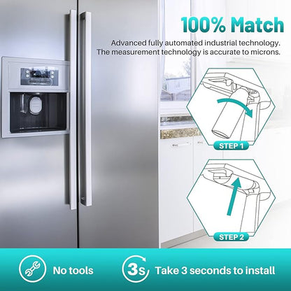 ICEPURE PLUS ADQ747935 NSF/ANSI 53 NSF/ANSI 42 Certified Replacement for LG LT1000P Kenmore Elite 9980 LT1000 LT1000PC ADQ74793501 MDJ64844601 RWF4700BC LFXS26973S Refrigerator Water Filter,4PACK