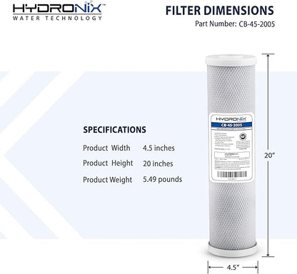 iFilters CNTP-1C Countertop Drinking Water Filtration System with NSF 0.5 Micron Coconut Carbon Filter & Faucet Adapter | Reduces Chlorine, VOCs, Cysts, Pesticides, Bad Taste, Odor & Organic Chemicals