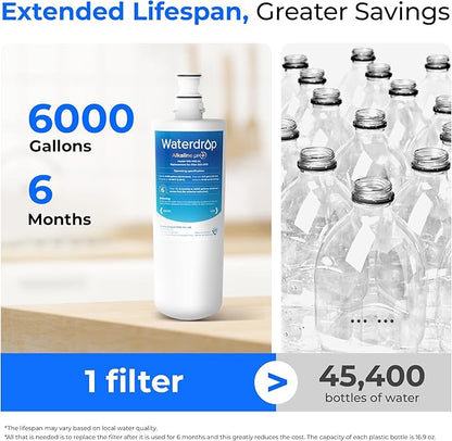 Waterdrop 3US-AF01 Under Sink Water Filter, Replacement for Filtrete® 3US-AF01, 3US-AS01, Aqua-Pure AP Easy C-CS-FF, WHCF-SRC, WHCF-SUFC, WHCF-SUF, Upgraded Alkaline Filter, 1 Pack