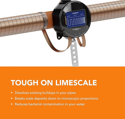 YARNA Capacitive Electronic Water Descaler Whole House Solution - No-Salt Softener System, Reduces Limescale Effects and Mineral Buildup, Compatible with Pipes Up to 4 Inches, Model CWD48