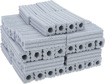 RealPlus Ceramic Bio Filter Media for Aquarium Sump Canister Pond Fish Tank, Vast Surface Area (3.8" Length / 72pcs)