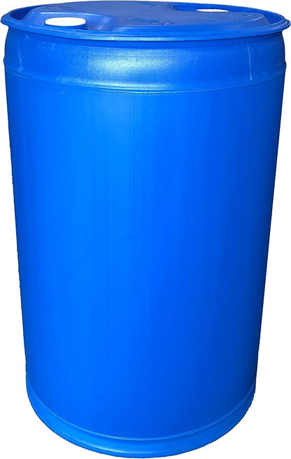 Augason Farms Water Treatment and Storage Kit, 55-Gallon Water Barrel, BPA Free, Liquid Water Treatment Drops, Siphon and Hand Pump