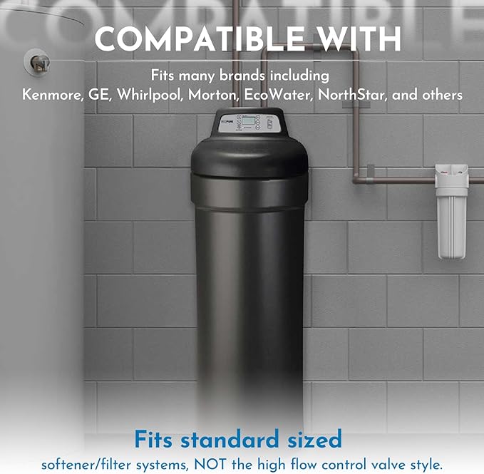 7337563 Water Softener Clip Kit (WS60X10004, 1205500, 7116713, 1205500) and O-Ring Kit (7337571, 7170288, STD302213, WS03X10025) Compatible with Kenmore, GE, EcoPure, Sears
