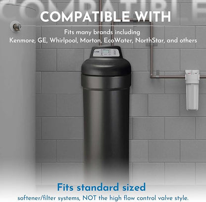 7337563 Water Softener Clip Kit (WS60X10004, 1205500, 7116713, 1205500) and O-Ring Kit (7337571, 7170288, STD302213, WS03X10025) Compatible with Kenmore, GE, EcoPure, Sears