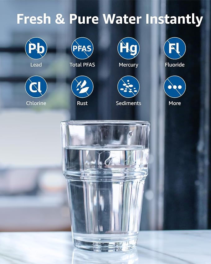 Compatible with Zero Pitchers and Dispenser, 4 Pack | 0 TDS Premium Filtration, Fit for ZR-001 ZR-004 ZP-006 ZR-017 ZS-008 Filters, reducing Lead, Chromium, and Contaminants