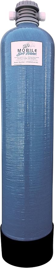 Portable 'Mobile-Soft-Water' water softener 32,000 grain capacity, Lead Free Design