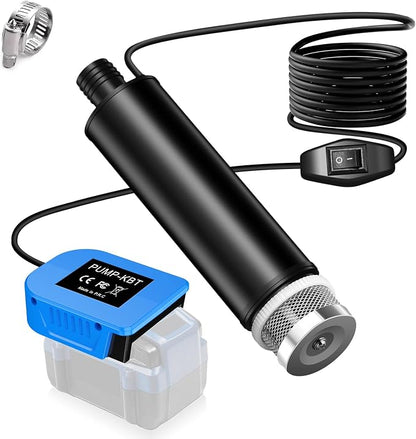Water Transfer Pump for Kobalt 24V Battery (Tool Only), 500GPH Power Water Pumps with Sediment Filters Brushless Utility Pump for Pool Garden Pond