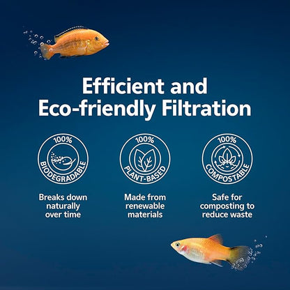 Aqueon Aquarium Fish Tank EcoRenew Filter Cartridge, Medium 9 Pack