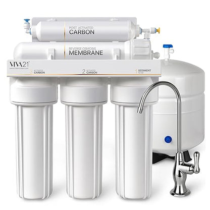 5-Stage Reverse Osmosis System – Premium Under Sink Water Filtration System, Lifetime Limited Parts Support