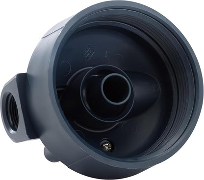 Pentair Pentek R50068 Dura-Series Standard Water Filter Housing, 3/4" NPT #10 Opaque Sump with Mounting Cap, 10-Inch, Slate/Slate