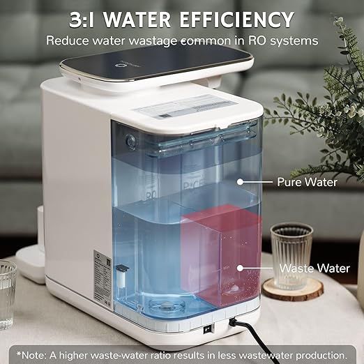 Airthereal PCB Replacement Filter for Pristine Pro6H Countertop Reverse Osmosis Water Filter System - 1st Stage to Reduces large particles, chlorine, colors and odors, 1-Pack