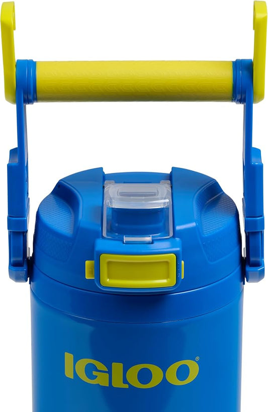 Igloo Rival Fusion 54 Oz Stainless Steel Sport Bottle | Insulated Water Jug | Sneaky Blue