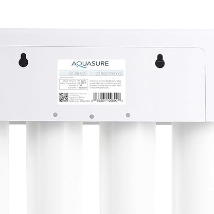 Aquasure 32,000 Grains Whole House Water Filter Bundle with Automatic Digital Metered Control Softener and 75 GPD RO Reverse Osmosis Drinking System | Removes Hardness | Ideal for 1-3 bathrooms