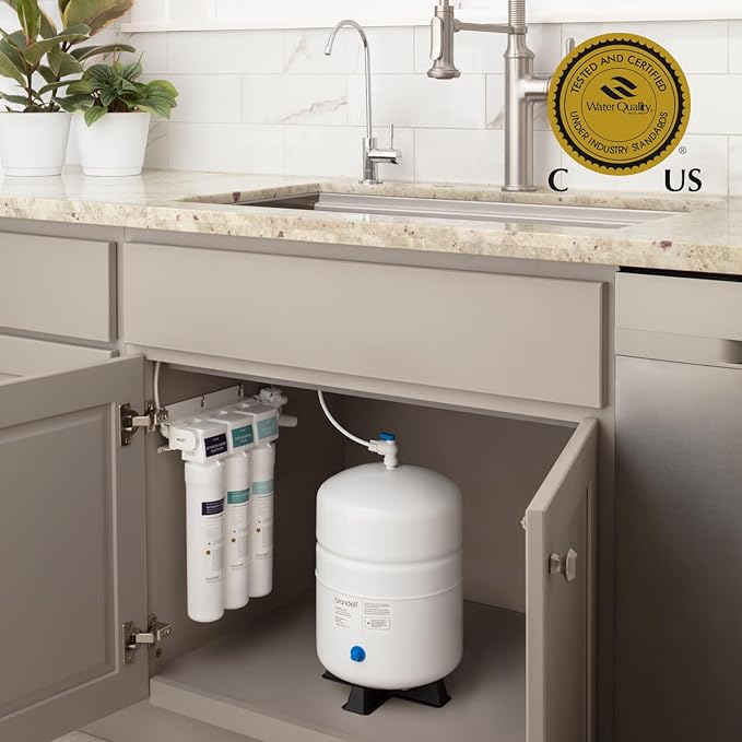 Brondell Reverse Osmosis Membrane Replacement Filter for Capella RO Water Filtration System, Eco-Efficient ER20 Filter 24 months of filtration RF-50