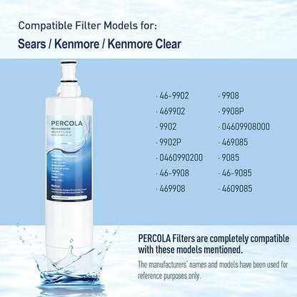 9085 Water Filter Replacement for Kenmore 46-9085, 9085, 4609085, 46-90102, 90102, 4690102, 46-9902, 46-9908, 9908 (2 Pack)