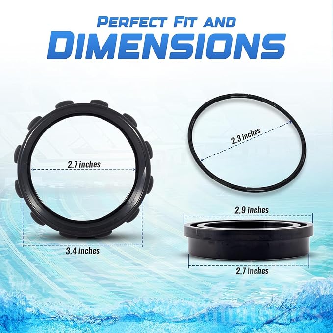Acid Cleaning Kit – Salt Cell Cleaner for Pool with O-Ring – Cell Cleaner Kit Compatible with Pentair 520670, IC15, IC20, IC40, IC60 Salt Cells – Heavy-Duty Kit for Salt Chlorinator System
