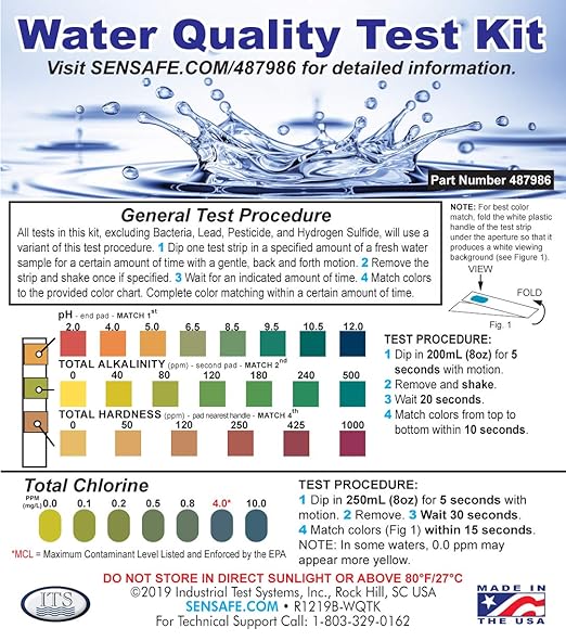 Industrial Test Systems 487986 ITS Water Quality Test Kit
