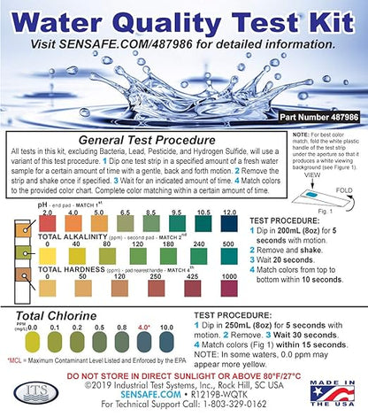 Industrial Test Systems 487986 ITS Water Quality Test Kit
