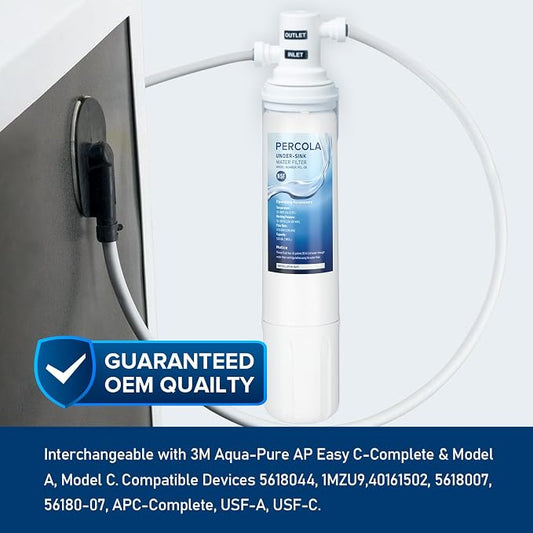 AP Easy C-Complete/Model A/C Under Sink Water Filter, 3-Pack | Compatible with 3M® Aqua-Pure® AP Easy Complete System/USF-A/C Under Sink Filtration System 500 Gallons