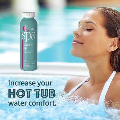 ProTeam Spa Alkalinity Increaser for Hot Tub to Keep Alkalinity Up for hot tub spa - with SplashWiz Spa & Hot Tub Chemicals Care Guide e-Book - Made in USA (1lb) (2 Pack)