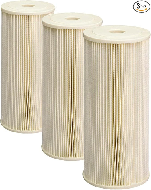 Culligan Whole-House Heavy Duty Premium Water Replacement Cartridge, CP5-BBS Filter, White (Pack of 3)