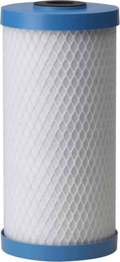 Pentair Pentek ChlorPlus10BB Big Blue Carbon Water Filter, 10-Inch, Whole House Chloramine Reduction Carbon Replacement Cartridge, 10" x 4.5", 1 Micron