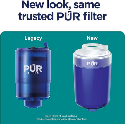 PUR Plus Mineral Core Faucet Mount Water Filter Replacement, 6 Pack for 18-Month Supply, Compatible Water Filter for Sink Faucet PUR Filtration Systems (RF-9999)