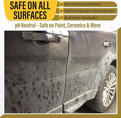 woolwax SALTBUSTER Salt & Brine Remover/Neutralizer for Auto & Trucks, Concentrated PH Neutral Formula, 1 Gallon Makes 100 Gallons
