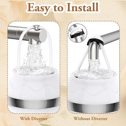 Bath Filter for Tub, 10-Stage Water Filtration System – Softens Hard Water, Removes Chlorine & Contaminants, Universal Fit for Any Bathtub Faucet, BPA Free, Portable for Travel & Home