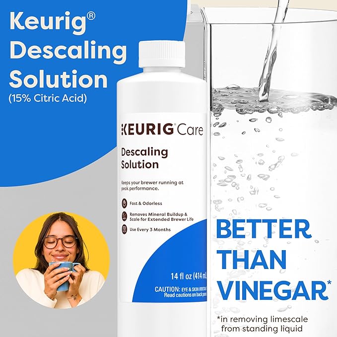 Keurig Descaling Solution For 2.0 and 1.0 K-Cup Pod Coffee Makers