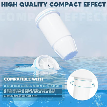 Water Filter Replacement 5-Stage Fit for Zero 32 Cup Dispenser and Pitcher Filter, Compatible with Zero Filter 2 Pack, ZR-001 ZR-017 ZR-004 ZP-006 ZD-013 ZS-008, Reduce Lead, By BOGDA