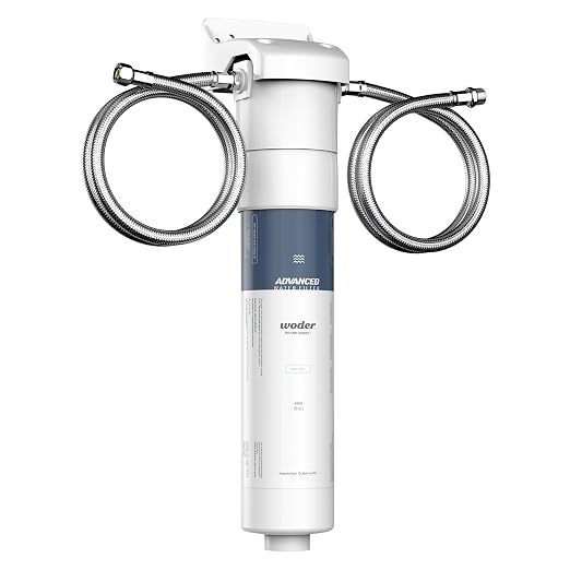 Under Sink Water Filter System, Removes PFAS, Lead & Chlorine, Keeps Essential Minerals, WQA Certified, Easy DIY Install, No Drilling, Ultra High Capacity, US Made (Gen4)