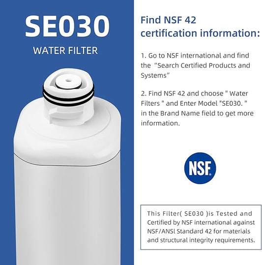 SETFEEL DA97-17376B Water Filter Replacement for Samsung Rs27t5200sr Haf-qin/exp Haf-qin Da97-08006c Hafqin Rf28t5001sr Rf27t5201sr Rs22t5201sr Rf29a9671sr Rf27t5241sr Rf27t5201sg, 1 Pack