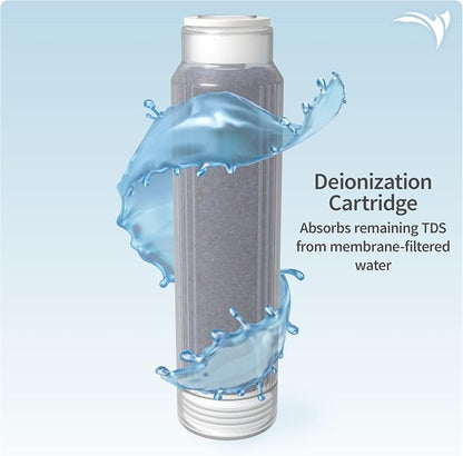 Aquatic Life Reverse Osmosis 10” Replacement Filter Cartridges Kit (Carbon Plus Chloramine)