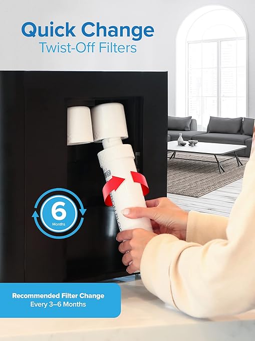 Brio Water Cooler Filter Replacement - Stage-2: Carbon Block - for models CLPOU320SLUVF2, CLPOU520UVF2, CLCTPOU620UVF2, CLCTPOU520UVF2