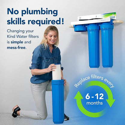 Kind Water Systems Kind Water 5-Micron Sediment Filter Replacement – Kind & Evo E-1000/E-2000/E-3000 Whole House Systems – Includes O-Ring & Lubrication – 6–12 Month Filter
