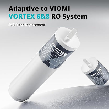 VIOMI PCB Filter, Replacement for Vortex 6 & Vortex 8 Water Filter System, 24-Months Lifespan, Designed for Viomi Reverse Osmosis Water Filter Specifically