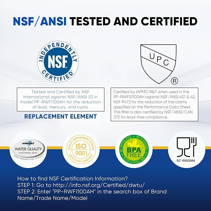 PUREPLUS DA29-00003G NSF/ANSI 401, 53, 42 & NSF P473 Certified Replacement for Samsung DA29-00003B Aqua-Pure Plus DA29-00003A,DA20-00003G,HAFCU1,DA29-00003F,RFG297AARS,RFG237AARS,RSG257AARS, 3Pack
