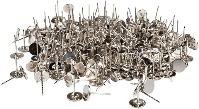 19MM Flathead GROOVED Pins for Retail Security Tags EAS Loss Prevention – 1000 Count – Checkpoint Security Compatible for Theft Prevention – for Apparel, Accessories, Others by BullsEye Protection