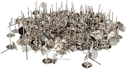 19MM Flathead GROOVED Pins for Retail Security Tags EAS Loss Prevention – 1000 Count – Checkpoint Security Compatible for Theft Prevention – for Apparel, Accessories, Others by BullsEye Protection