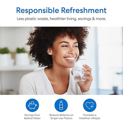 Brio SIMPL Reverse Osmosis Tankless Water Filter System for Clean Drinking Water | 4-Stage Undersink 0.0001 Micron RO Filtration | Reduces PFAS, Dirt, Rust, Chlorine, VOCs & Heavy Metals | 400 GPD