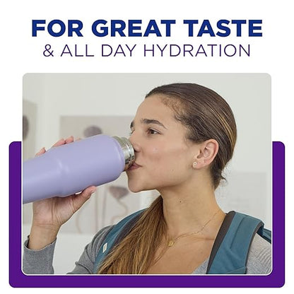 PUR Slim Water Filter Pitcher, 8-Cup Capacity, Compact Design for Dorms & Mini Fridges, Dishwasher Safe, Fast Filtration, Includes 1 Filter, Cleaner Great-Tasting Drinking Water Filtration, Tangerine