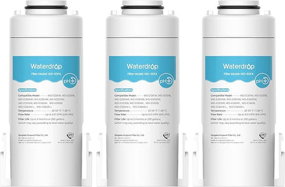 Waterdrop WD-EDFA Alkaline Filters Replacement for Waterdrop Electric Pitcher 𝐖𝐃-𝐄𝐃𝟎𝟏/𝐄𝐃𝟎𝟐/𝐄𝐃𝟎𝟒/𝐄𝐃𝟎𝟏𝐀/𝐄𝐃𝐂𝟎𝟏, Improve PH, 3 Months or 200 Gallons, 3 Filters