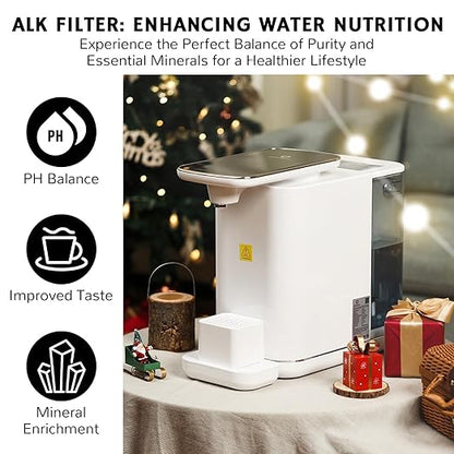 Airthereal ALK Replacement Filter for Pristine Pro6H Countertop Reverse Osmosis Water Filter System, Alkaline Mineralization Filter Cartridge - pH Balance and Restore Minerals, 1-Pack