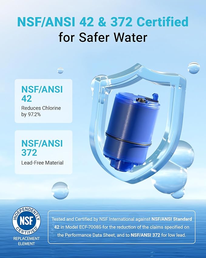 AQUA CREST Faucet Filter Replacement for All PUR®Plus Water Filter Replacement, PUR® Filter Replacement RF-9999®, NSF 42 Certified, 9-Month, 900-Gallon, 3 Pack