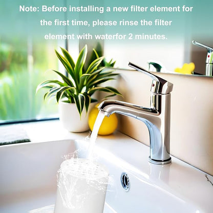 Multi-Stage Shower Filter Replacement Compatible with KITSCH Shower Filter for Handheld Shower Head, 3 Pack
