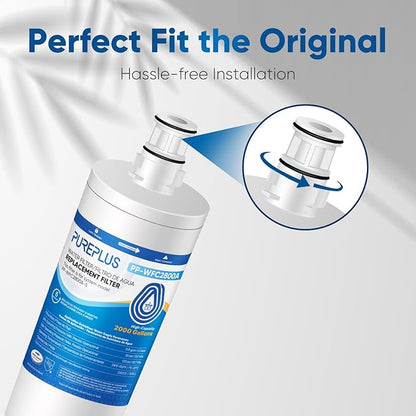 PUREPLUS 3US-AF01 Under Sink Water Filter, Compatible with Standard 3US-AF01, 3US-AS01, AP Easy C-CS-FF, WHCF-SRC, WHCF-SUFC, WHCF-SUF Water Filter, 3 Pack